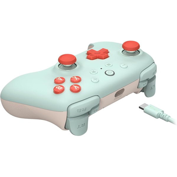 8Bitdo Ultimate 2C Trådbunden Handkontroll för Windows PC och Android, med 1000Hz Polling Rate, Hall Effect Joysticks och Hall Triggers (Mint)