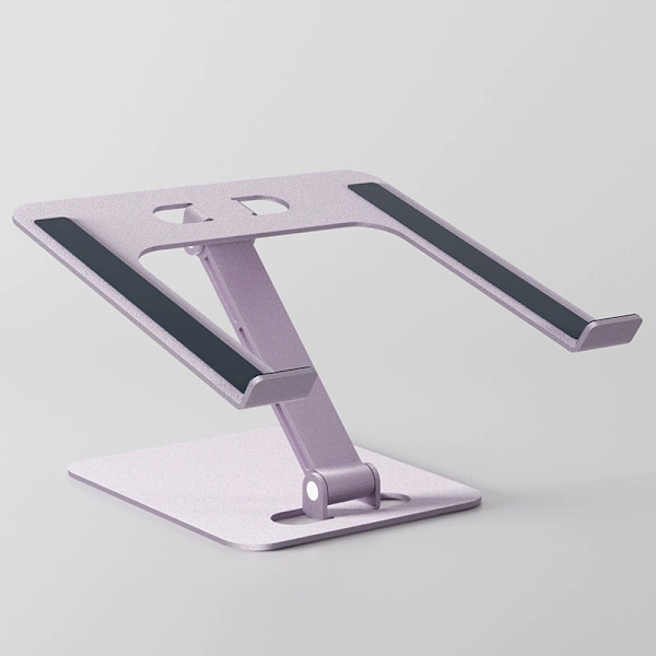 Laptop Stand Lap Desk, Ergonomisk Foldbart Computerstativ med Justerbar Højde Purple