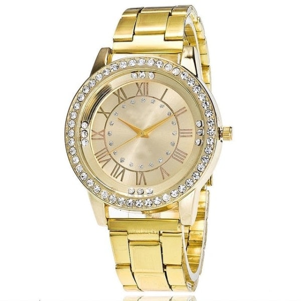 Bling Bling Klocka Guld
