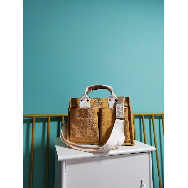Damväskor handväskor canvasväska crossbody väska Ginger yellow