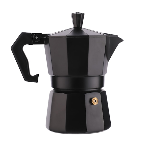 6 Kupin Alumiininen Italialainen Espressokeitin, 300ml Kaasu- & Sähköliesitasolle Sopiva Mokka Pannu