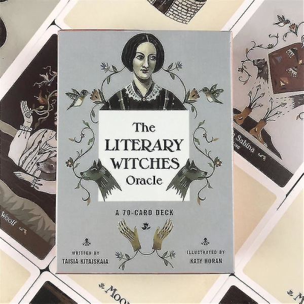 The Literary Witches Oracle Tarot -kortit Englanninkielinen versio Tarot-pakka Perheen kotihuvit Peli Korttipeli Lautapeli Lahja 78 kpl Tt26