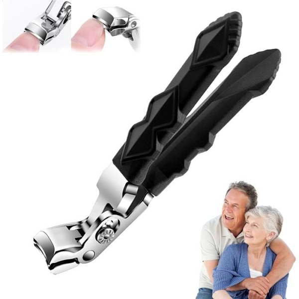Outfany Master Clipper-Pro, Negleklipper til hårde og tykke tånegle, Ergonomisk negleklipper med vinklet hoved til ældre (1 stk.)