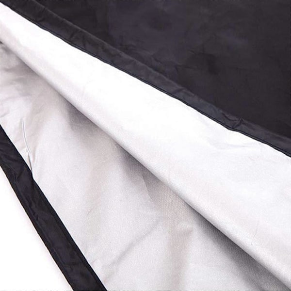 Uusi kuuma joulukuusen säilytyskassi vedenpitävä ja pölytiivis kotitasku erittäin suuri vahvistetuilla kahvoilla vetoketjullinen Oxford-kangas Black 173*76*51CM