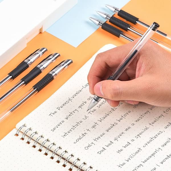 Gelpen Kuglepen SORT BLÆK REFILL Sort Blæk Refill Black Ink Refill