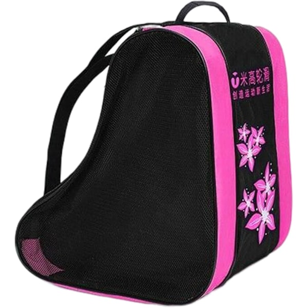 Skateväska, Unisex Andningsbar Bärväska, Justerbar Axelrem, Förvaringsväska, Skatetillbehör, Rosa