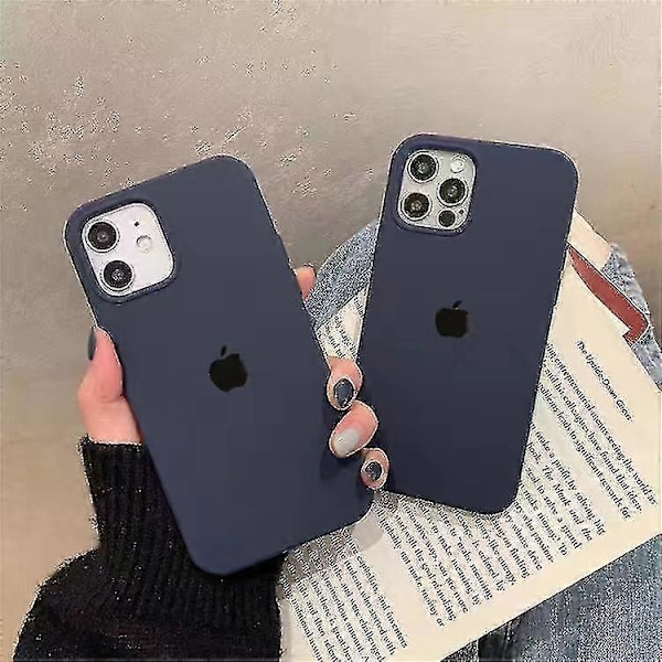 Silikonskal för iPhone 13 Midnight Blue