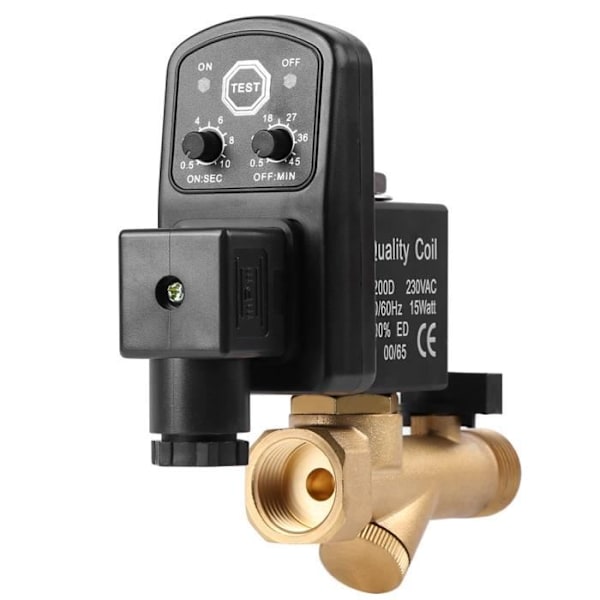 G1-2 DN15 Automatisk Elektronisk Tidsforsinkelses Dreneringsventil for Luftkompressor Kondensat (AC230V)