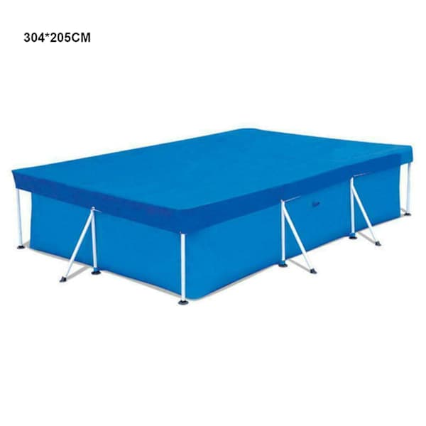 Rektangulär pool UV-beständig poolöverdrag Vattentätt dammtätt hållbart överdrag 300cmx200cm 300cmx200cm