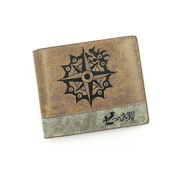 Lompakko Anime Attack On Titan PU-nahka Miesten lompakko Jiyuu no Tsubasa Lyhyt lompakko 7 deadly sins