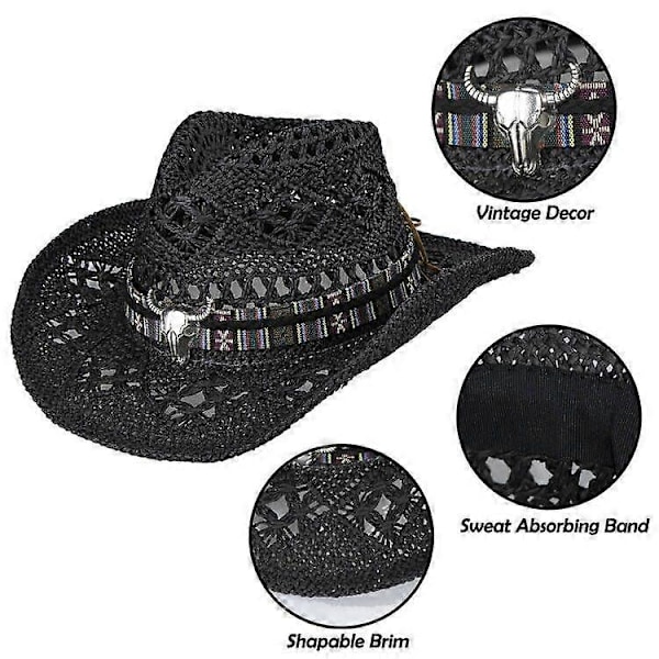 FlashingBlinkyLights cowboyhatt för dam