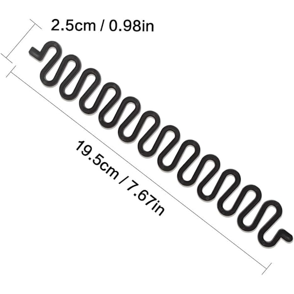 2 st Hårstickningsverktyg Mode Fransk Hårstylingklämma Twist Fläta Hårstickningsverktyg, För Flickor och Damer Klibbigt Fiskbens DIY Hårtillbehör