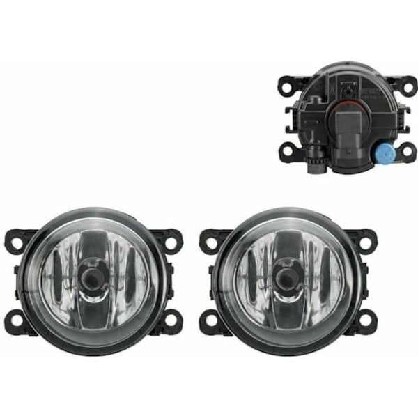 2x Sumuvalot Oikea tai Vasen Citroën C1 C4 C5 C6 Xsara Picasso + H11 Pikachu