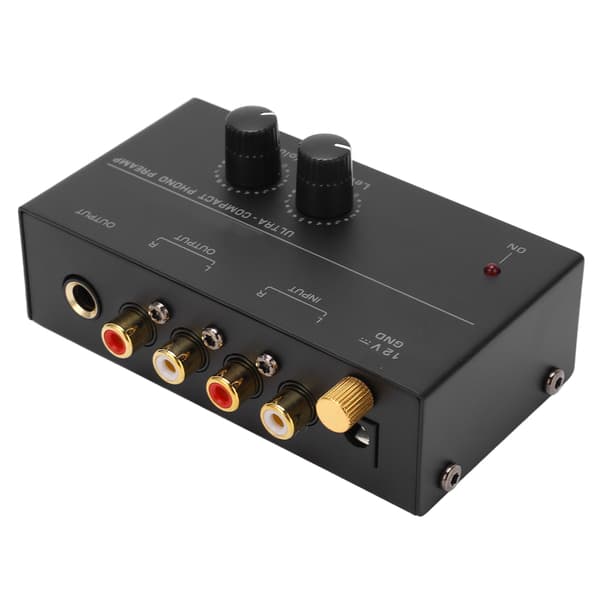 Phono-förförstärkare Kompakt skivspelar-förförstärkare 100‑240VAC