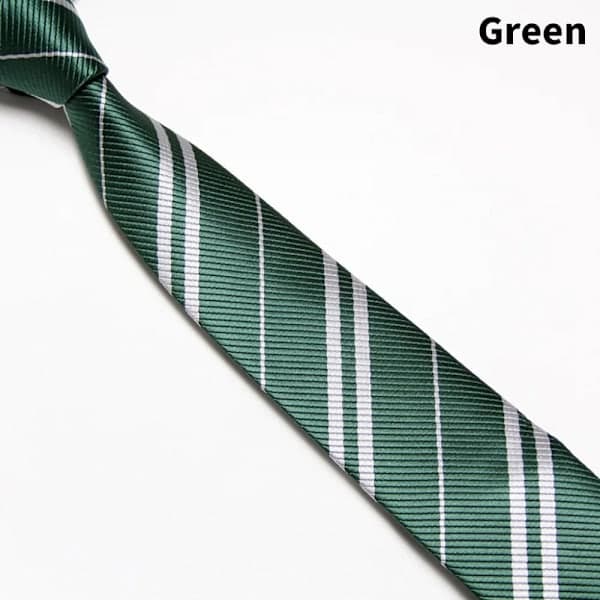 Harry Potter Slips College Stil Herremode Studenterstribet Bo Grøn Green
