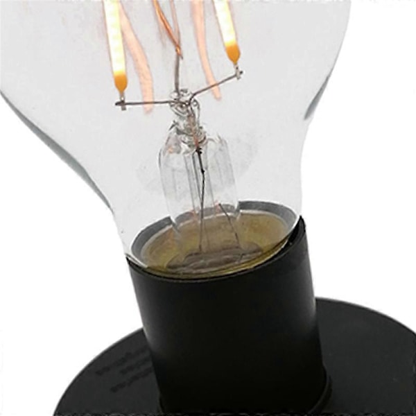 1 st Solar LED Volfram Filament Glödlampa 2800K Nattlampor (7cm)