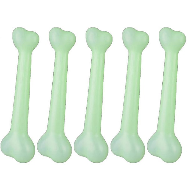 5 kpl Skeleteen Luu Rekvisiitta - Viidakkopuku Asusteet Luut Rekvisiitta Koristeet fluorescent green