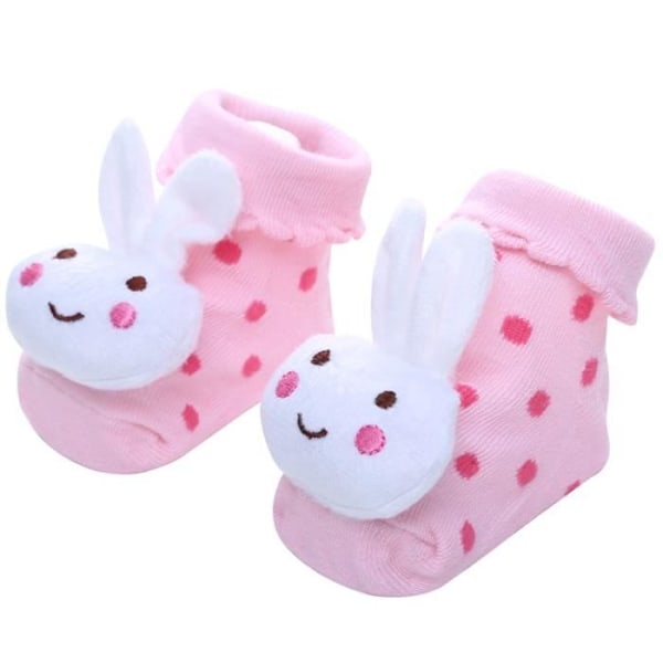 4-pack strumpor för flickbebisar 0-12 månader - Modell - Flerfärgad - Rosa - Baby - Flicka