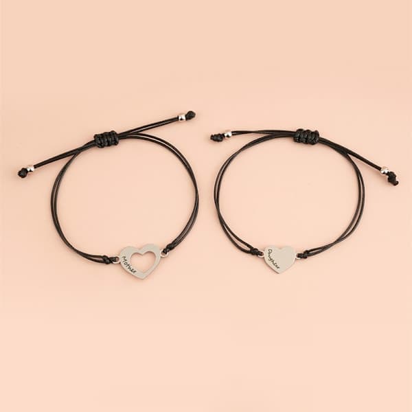 Sett med 2 armbånd for mor og datter