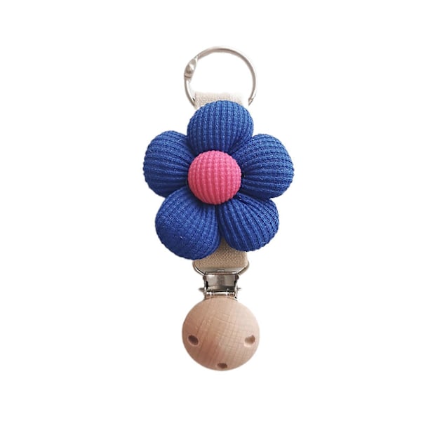Hatteklips Stilig Hatteholder Blomsterhatteholder Multifunksjonell Andeklips Håndveske Hatteklips Reisetilbehør for Reise Apricot with dark bl