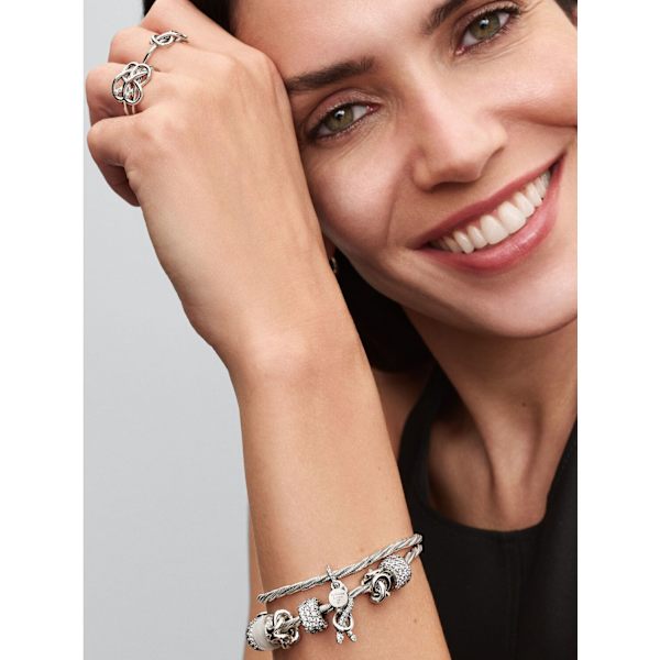 - Infinity Knot Charm - Sterling silver