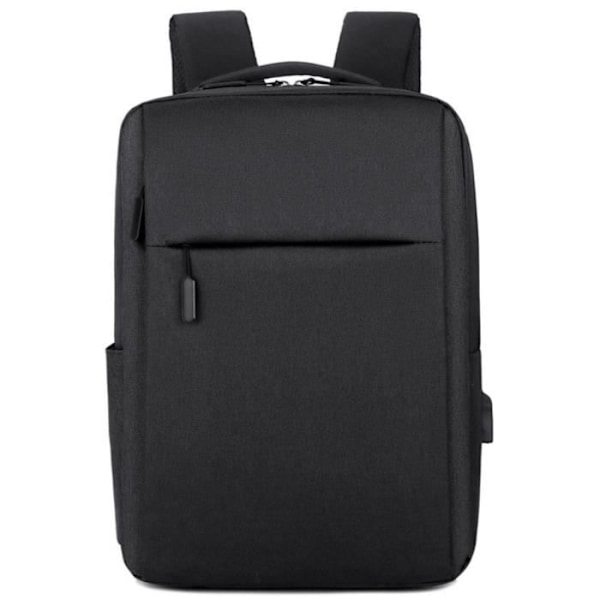 15,6'' Laptop Rygsæk med USB Oplader Sort
