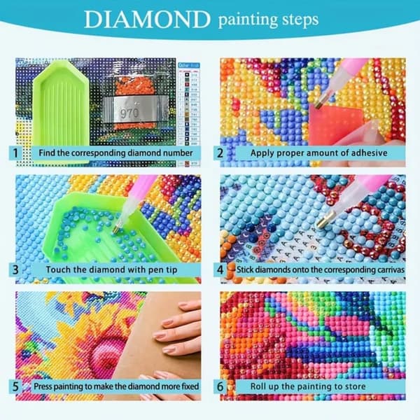 Fjärilsdesign 5D Diamantpussel - Specialformade Pärlor för Väggkonst (30x30 cm DIY-set)