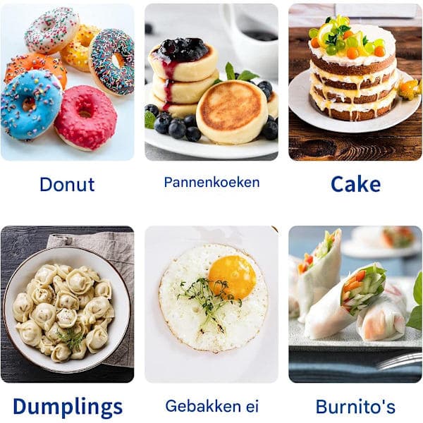 Gsedaox Bageforme 12-dele sæt, Bageforme, Non-stick forme, Kageforme, Butterdejsforme, Mousse, Dejkageforme