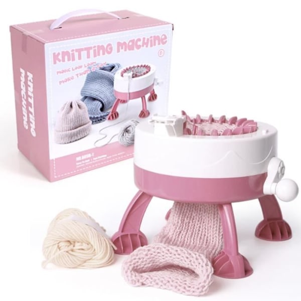 DIY Käsin Kudottu Leikki Kutominen Ompelu Neulekone Lelu Lapsille (22 Neulaa)