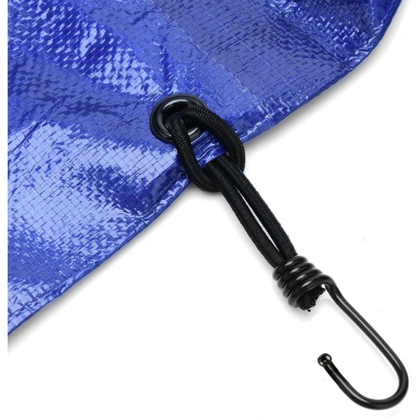 25 Professionelle Elastiske Gummistropper med Krog (Sort 130mm) til Presenninger, Plakater, Presenningsstrammernet, Elastikbånd, Presenningsstøtte