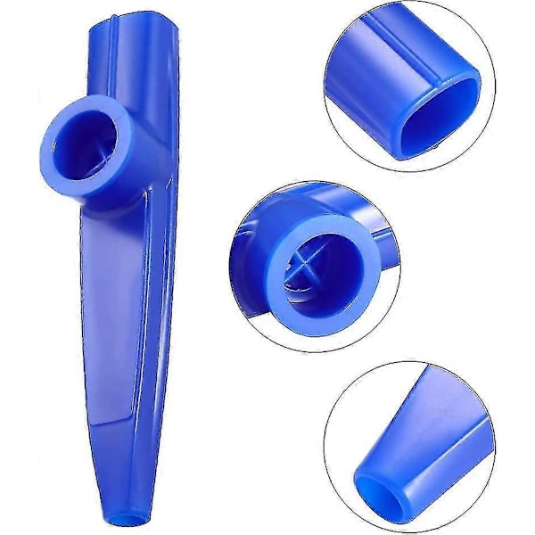 Plast Kazoo Musikkinstrumenter Kazoo Instrument Kazoo Fløyte Fargede Kazooer Egnet For Musikkelskere Og Gaver (5 stk, Tilfeldig Farge)
