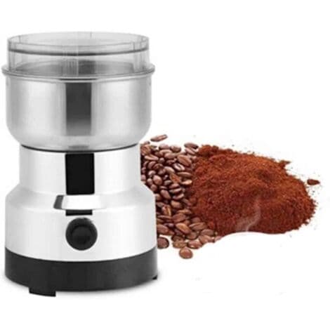 Multifunktionel kaffekværn med knive i rustfrit stål, velegnet til kaffebønner, hørfrø, peber, krydderier og mere