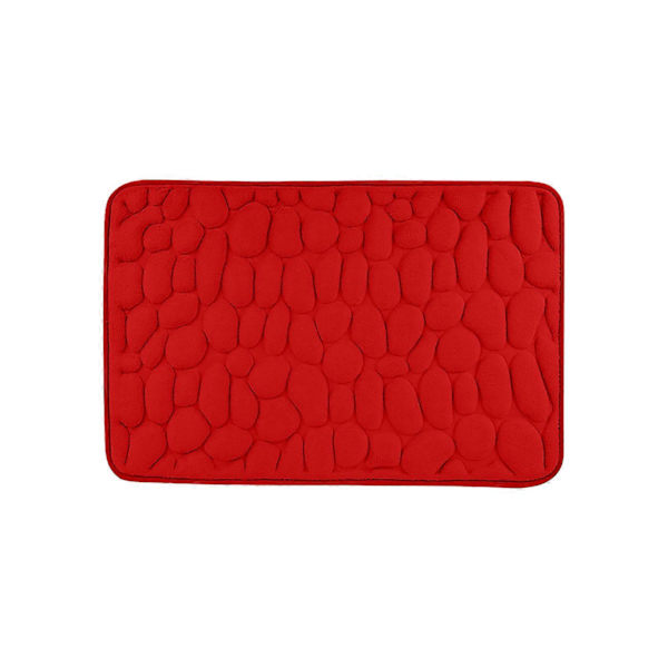 1 st Minnesskum Badrumsmatta Präglad Badrumsmatta Vattenabsorberande Och Tvättbara Badrumsmattor, Halkfri, Tjock, Mjuk Och Bekväm Matta För Dusch F
