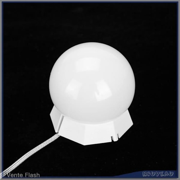 10 LED Makeup Spejl Pærer Dæmpbare Lys Kæde Lys Varm Kold