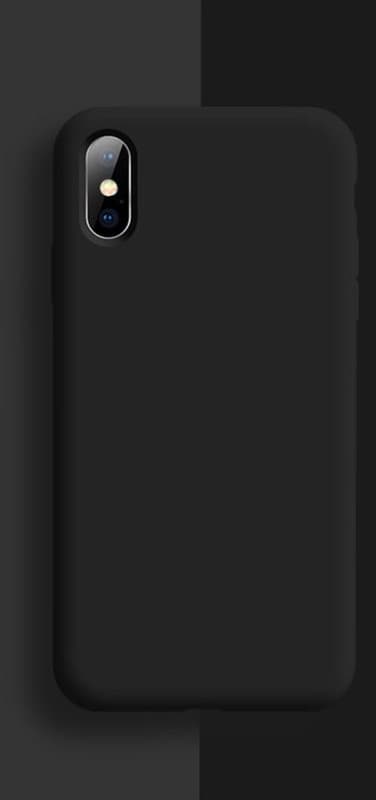 Silikondeksel til iPhone X og iPhone Xs Black