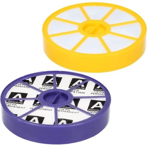 Dyson støvsugerfilterkit til DC08T DC05 - HEPA-kittet indeholder: udskifteligt vaskbart Dyson frontmotorfilter og Dyson bagmotorfilter