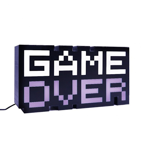 Paladone 'Game Over' lampe, Flerfarvet