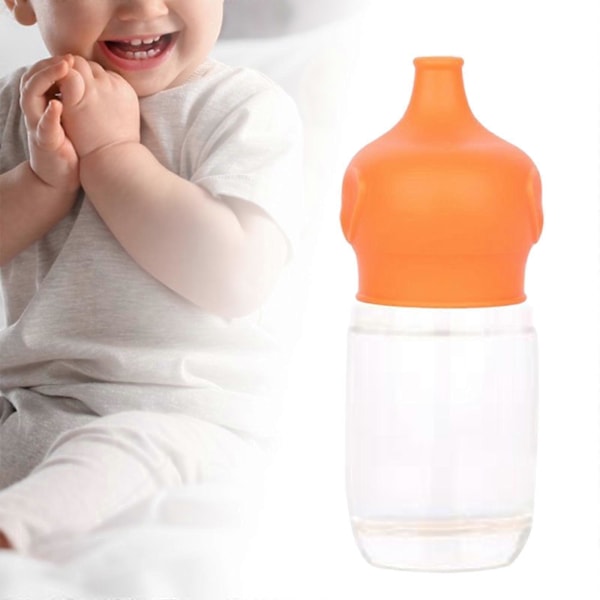 Silikone Drikketud Låg med Tud Kaffekrus Låg Dækning til Krus Glas Kopper Orange