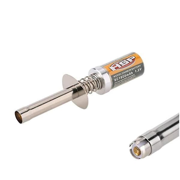 Til 80101 1800mah 1.2v Gløderørstænder Til RC Bil 1/8 1/10 80101 Genopladelig Gløderørstænder - Ingen Oplader