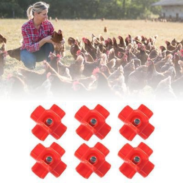 Fjäderfä Vatten Nippel, Automatiska Kyckling Nipplar med Horisontell Sidomontering, 12-pack