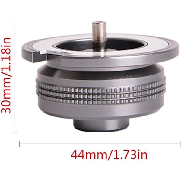 Camping Gass Adapter Konverter Komfyrkobling for Beholder Butan til Skrue Gasspatron, Gasskomfyr Konverteringshode Adapter