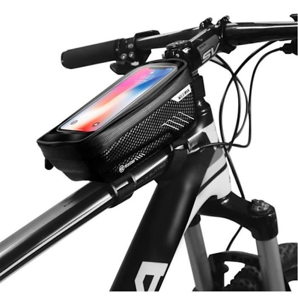 Cykelramväska, Vattentät Cykelväska för Främre Styre med Pekskärm och Solskydd för Telefoner Under 6,5 tum