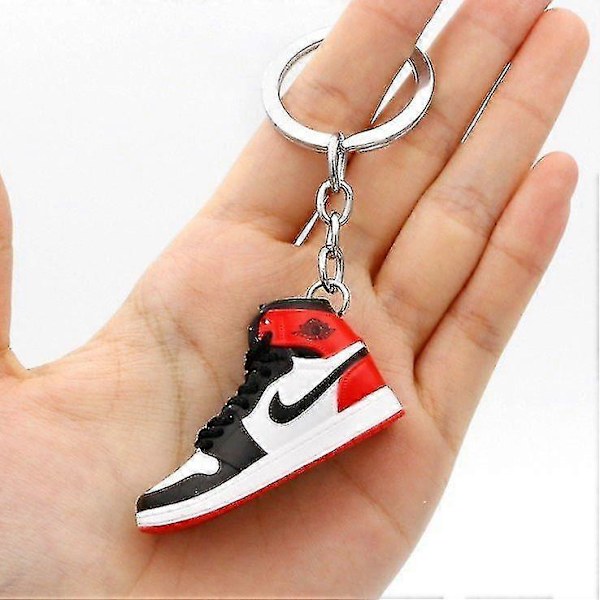 Sko Model Nøglering Taske Vedhæng 3d Tredimensionelle Mini Basketballsko Kreativ Personlighed Vedhæng-YH HJZ