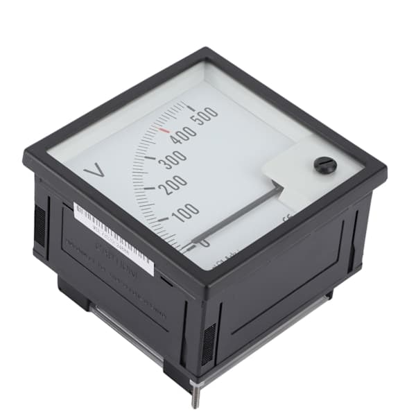 Voltmeter Voltmeter Rektangulær Berøringsskala AC 0-500V Bådkabine Instrumentpanel
