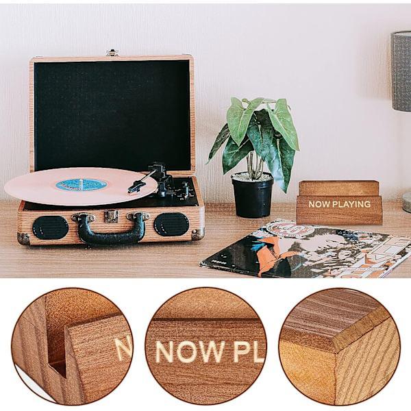 Nyt Soi Vinyyli LP Teline Vinyyli LP Pidike Näyttö Puinen R