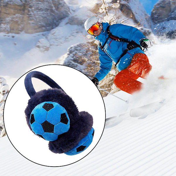 Ørevarmere Vinter Gutter Jenter Fotball Ørevarmere Varme Myke Tykke Justerbare Gray