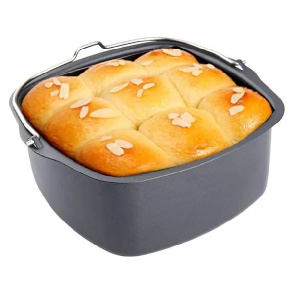 Non-stick kakform i järn - En kaka - Mått 20*20*6,8 cm - Tål maskindisk