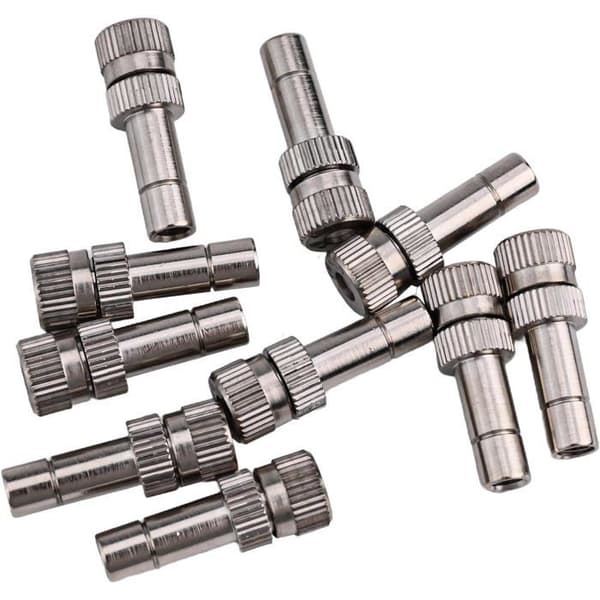10-pack dimmunstycken 0,15 mm snabbkoppling 6 mm - galvaniserad koppar