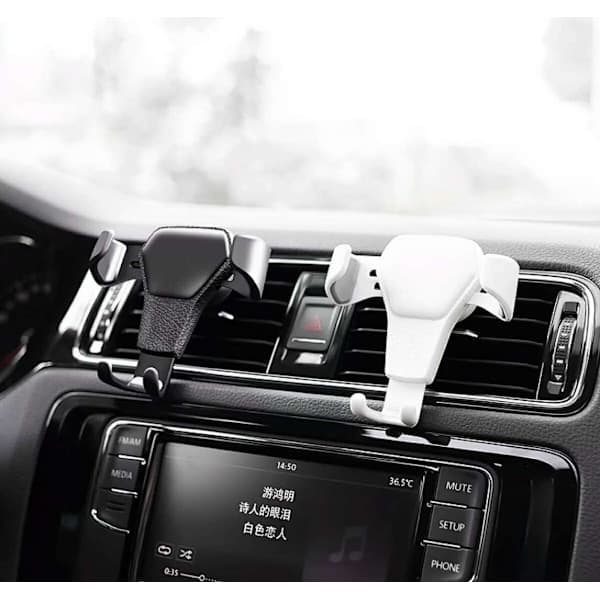 Gravity Bilholder til Mobiltelefonholder Bil Luftventil Clip Mount Mobiltelefon Support til Xiaomi Iphone Samsung