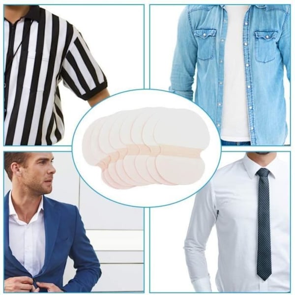 100 STK. IKKE-SYNLIGE antiperspirant-innlegg